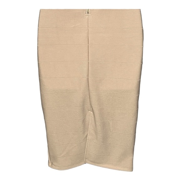 Fashion Nova Cowl Neck BodyCon Dress Midi Bandage Zipper Clubwear Small Pink - Picture 8 of 9